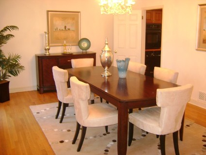 Dining Room With Furniture After