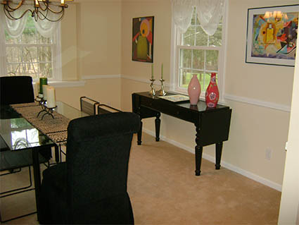 Beige Dining Room After