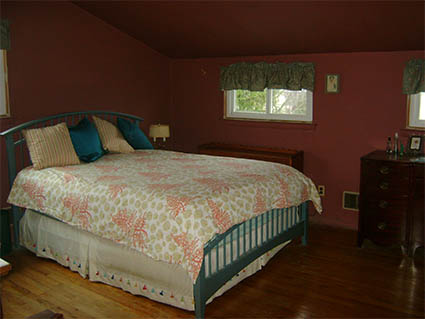 Dark Color Bedroom Before